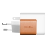 Energea СЗУ AmpCharge GaN35, USB-C PD35 + USB-A QC30 total 35W Orange