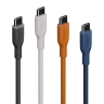 Energea Кабель FLOW 60 USB-C to USB-C PD60W 3A 480Mbps Nanoweave Sand1.5m