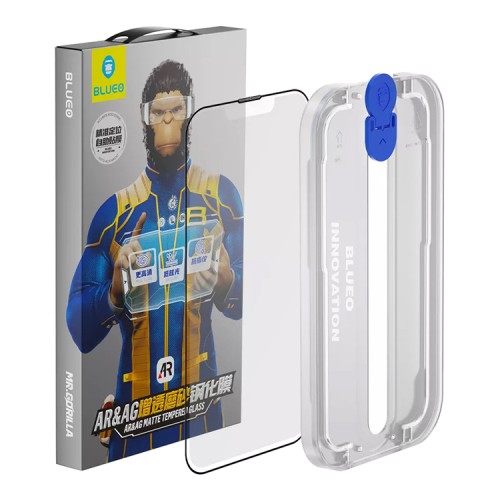 Матовое стекло BLUEO AR&AG для iPhone 14 Pro, ультра-прозрачное (+installer)