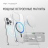 Elago для iPhone 15 Pro чехол HYBRID (pc/tpu) Clear/Black (MagSafe)