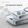 Elago для iPhone 15 Pro чехол HYBRID (pc/tpu) Clear/Black (MagSafe)