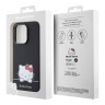 Hello Kitty для iPhone 14 Pro чехол Liquid silicone Dreaming Kitty Hard Black