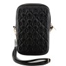 Hello Kitty для смартфонов сумка Phone ZIP Bag PU leather Quilted Bows with Strap Black