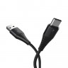 Кабель Rock Hi-Tensile USB-A/USB-type-C (1 метр), черный