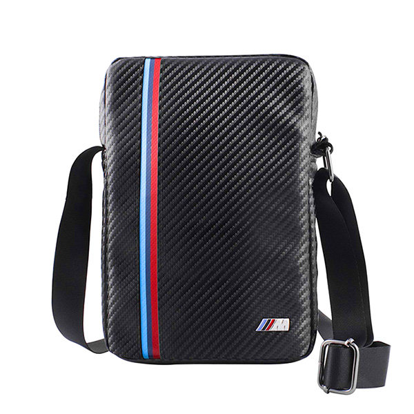 Сумка BMW M-Collection Carbon Tricolor для планшета до 8 дюймов, черная
