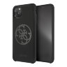 Чехол Guess Silicone collection 4G logo для iPhone 11 Pro Max, черный