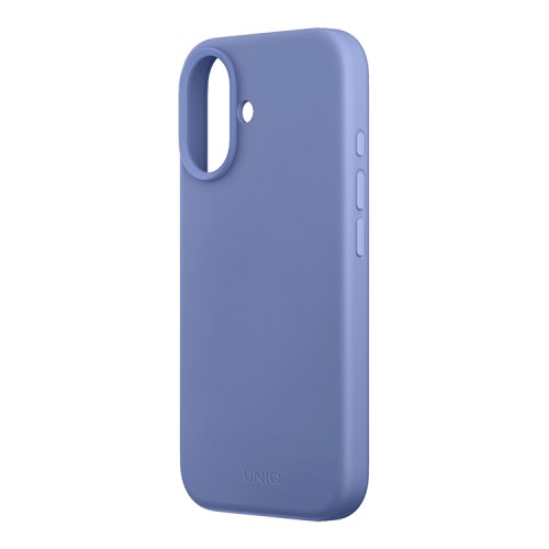 Uniq для iPhone 16 чехол силиконовый LINO Pearl Blue (Magsafe)