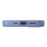 Uniq для iPhone 16 чехол силиконовый LINO Pearl Blue (Magsafe)