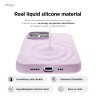 Elago для iPhone 16 Pro чехол Soft silicone (Liquid) Light Lilac
