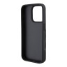 Karl Lagerfeld для iPhone 16 Pro чехол Cardslot Stand PU Saffiano Monogram NFT Choupette Hard Black
