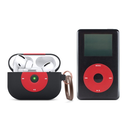 Чехол Elago Unique AW6 Music player Hang case для AirPods Pro, черный