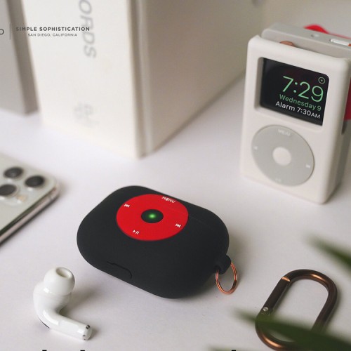 Чехол Elago Unique AW6 Music player Hang case для AirPods Pro, черный