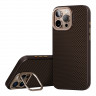 Uniq для iPhone 16 Pro Max чехол KEVA MAX Kevlar with Camera stand Brown (MagSafe)