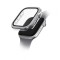 Uniq для Apple Watch 46 mm чехол VOUTE with 9H Tempered Glass Silver