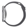 Uniq для Apple Watch 46 mm чехол VOUTE with 9H Tempered Glass Silver