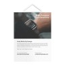 Uniq для Apple Watch 46 mm чехол VOUTE with 9H Tempered Glass Silver