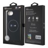 BMW для iPhone 16e чехол M-collection PC/TPU Double layer White Circle Black (MagSafe)