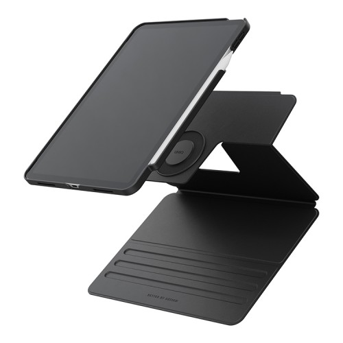 Uniq чехол для iPad Air 11 (2024/25) ROVUS SnapMount Magnetic 360 Rotating Detachable Black