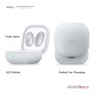 Силиконовый чехол Elago Silicone case для Galaxy Buds 2/Live/Pro, прозрачный матовый