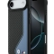 BMW для iPhone Air чехол M-series PU Carbon/Smooth Metal logo Hard Black/Blue (MagSafe)