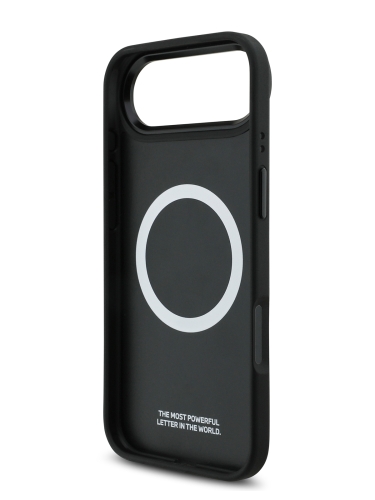 BMW для iPhone Air чехол M-series PU Carbon/Smooth Metal logo Hard Black/Blue (MagSafe)