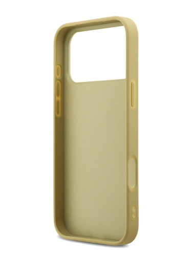 Guess для iPhone 17 Pro Max чехол Fixed Glitters 4G Big metal logo Hard Gold