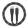 Кабель EnergEA NyloFlex USB-A/Lightning MFi C89 (1.5 м), черный