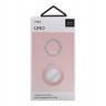 Чехол Uniq LINO Liquid silicone для AirTag, розовый