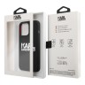 Karl Lagerfeld чехол Liquid silicone Stack logo для 13 Pro Max, черный