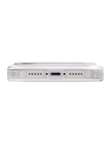 Uniq для iPhone 17 Pro чехол Combat Active Frost Clear/Lume-Lime (MagSafe)
