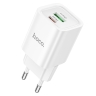 HOCO сетевое зарядное устройство C149A Charm charger Type-C PD30W + USB-A QC3.0 White