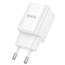 HOCO сетевое зарядное устройство C149A Charm charger Type-C PD30W + USB-A QC3.0 White