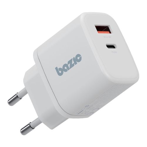 Energea СЗУ Bazic GoPort Velox GaN35, USB-C PD35 +USB-A QC3.0 total 35W Vanilla