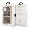 Чехол Guess Leopard Hard +Gold charm для iPhone 13