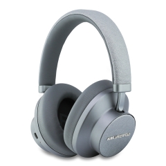 Karl Lagerfeld наушники беспроводные накладные Bluetooth HP ANC/ENC Saffiano with Metal Logo Grey