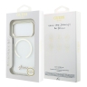 Guess для iPhone 17 Pro чехол IML Script Metal logo and Camera Hard Transparent (MagSafe)