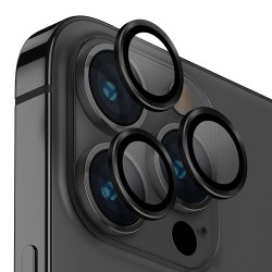 Защитное стекло Uniq OPTIX Camera Lens protector Aluminium для камеры iPhone 14 Pro | 14 Pro Max, Black
