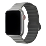 BlueO для Apple Watch 44/45/46/49 mm ремешок Magnetic Silicone Watch Band Grey/Black