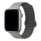 BlueO для Apple Watch 44/45/46/49 mm ремешок Magnetic Silicone Watch Band Grey/Black