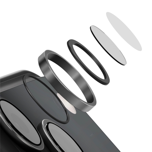 Uniq стекло для iPhone 18 Pro/18 Pro Max OPTIX Camera Lens AluGuard Graphite Black