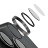 Uniq стекло для iPhone 18 Pro/18 Pro Max OPTIX Camera Lens AluGuard Graphite Black