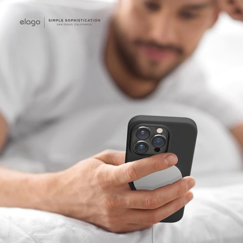 Чехол Elago MagSafe Soft Silicone для iPhone 14, черный