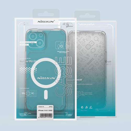 Чехол Nillkin Nature Pro Magnetic для iPhone 14, прозрачный (magsafe)