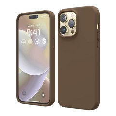 Чехол Elago Soft Silicone для iPhone 14 Pro Max, коричневый