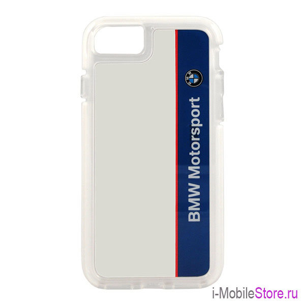 Противоударный чехол BMW Motorsport Shockproof Hard для iPhone 7/8/SE 2020, синий