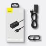 Зарядная станция Baseus GaN3 Pro Desktop Fast Charger 2USB-C + 2USB-A 65W EU +Xiaobai Cable Type-C 100W