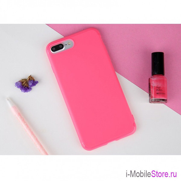 Чехол Rock Space Jello для iPhone 7 Plus/8 Plus, розовый