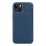 Nillkin для iPhone 15 Plus чехол QIN Pro (Cloth) Booktype Elite Blue