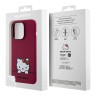 Hello Kitty для iPhone 14 Pro чехол Liquid silicone Dreaming Kitty Hard Red