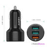 Автомобильная зарядка Aukey CC-T11, 3 USB, Quick Charge 3.0